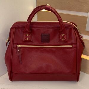 ANELLO Handbag Satchel Red